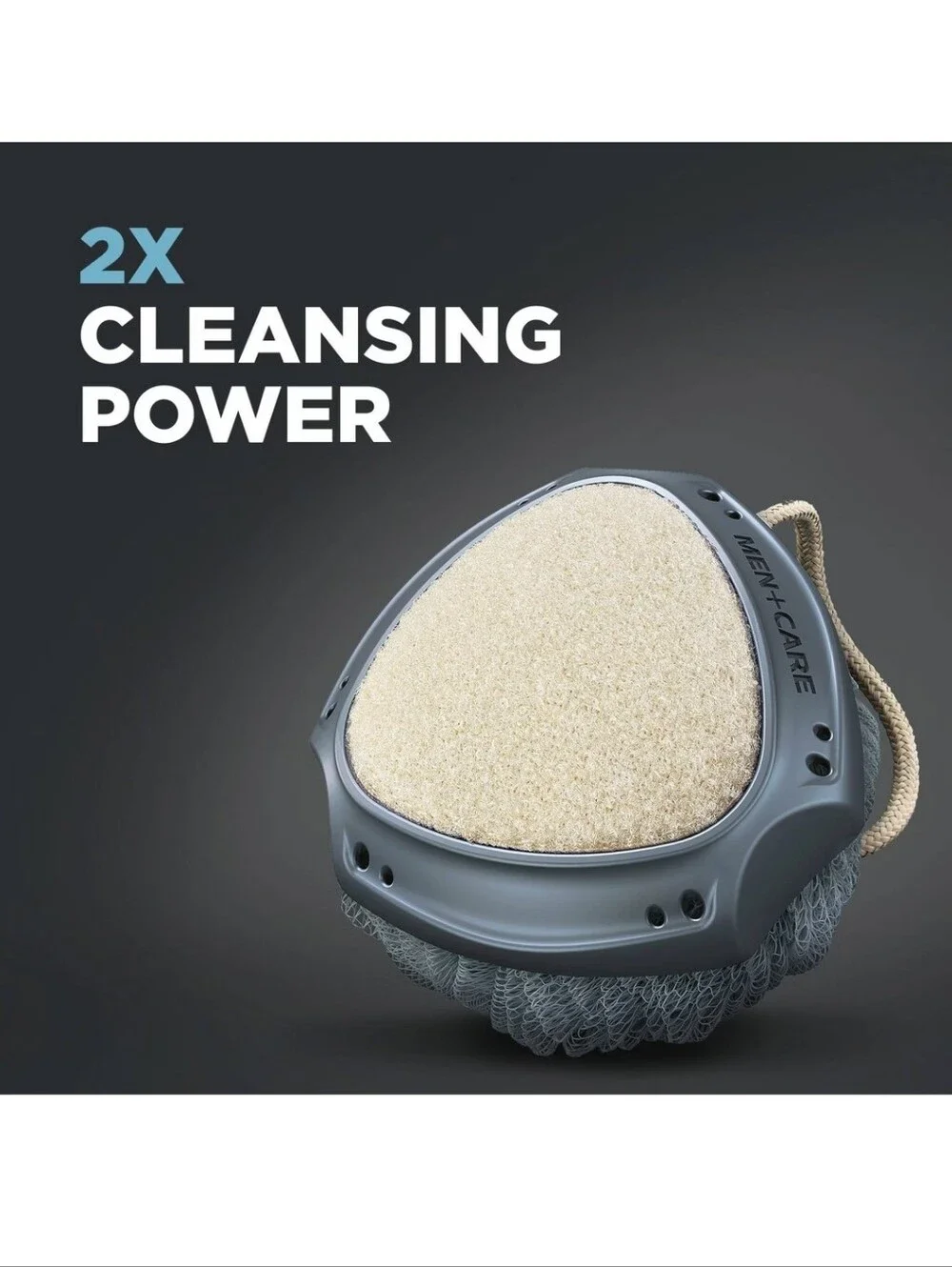 New Men's Dove Active Clean Shower Tool X 2